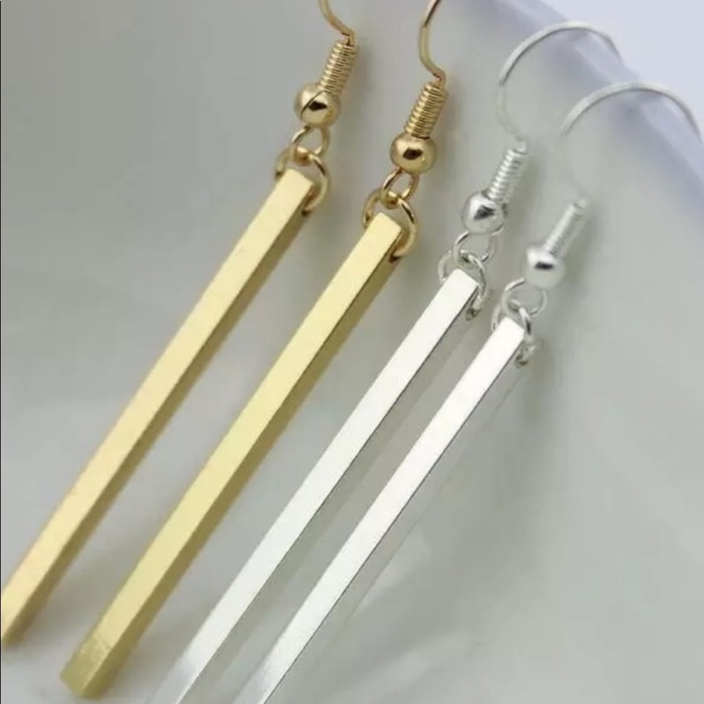 SOLD.     2 Pair Drop Earrings.